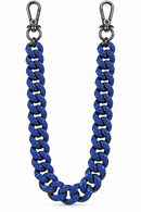 Jewelry Essentials 'Cuban' Pocket Chain (Black/Blue)