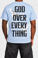 Black Pike 'All Glory To God' T- Shirt In Lt. Blue