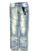 C'est La Vie 'Bandage' Slim Denim (Dirty Wash) CV1003 - FRESH N FITTED
