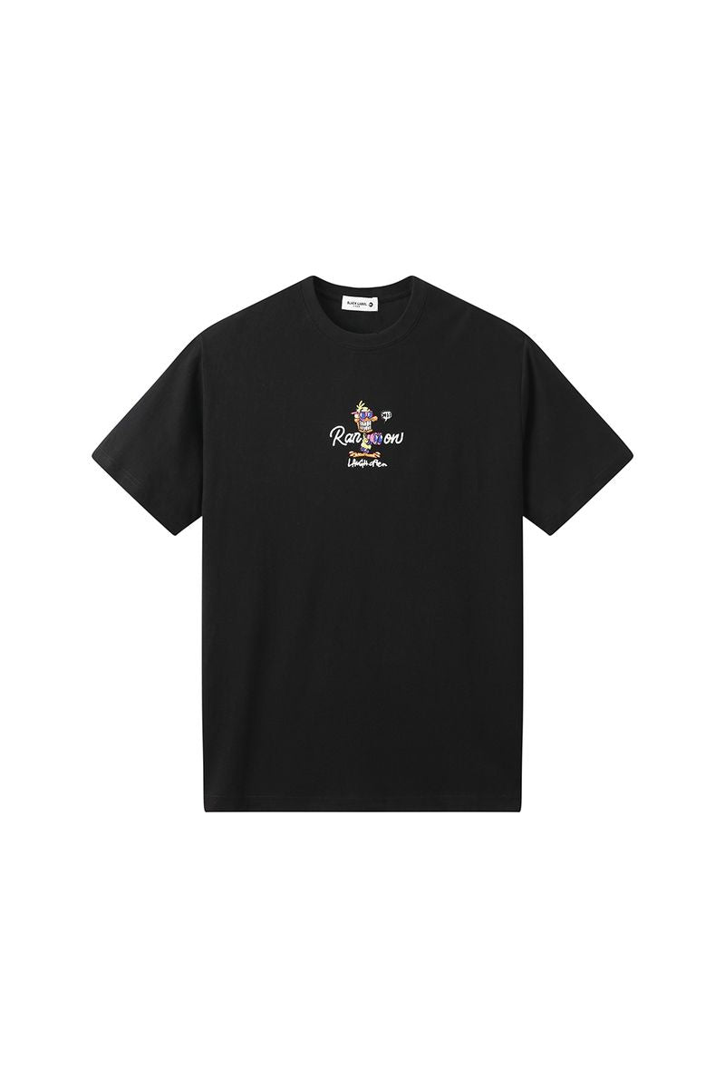 Black Label 'Pardon' T-Shirt (Black) 502 - FRESH N FITTED