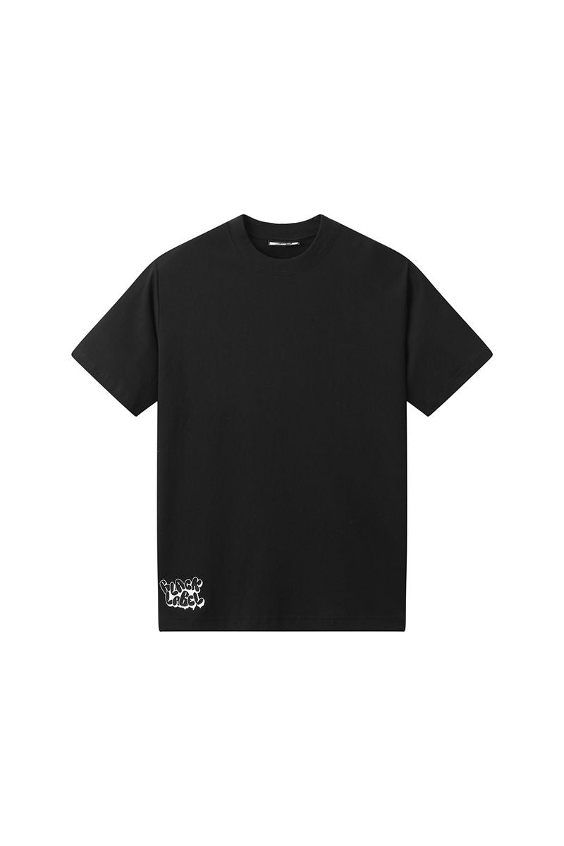 Black Label 'Positive' Premium T-Shirt (Black) BL006
