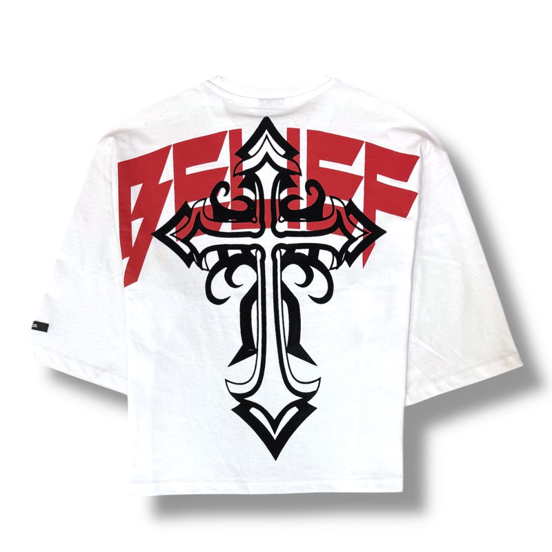 Switch 'Belief' Cropped Tee (White) SS5120 - FRESH N FITTED