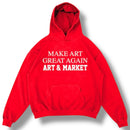 Art & Market 'Make Art Great Again' Hoodie (Red) - FRESH N FITTED