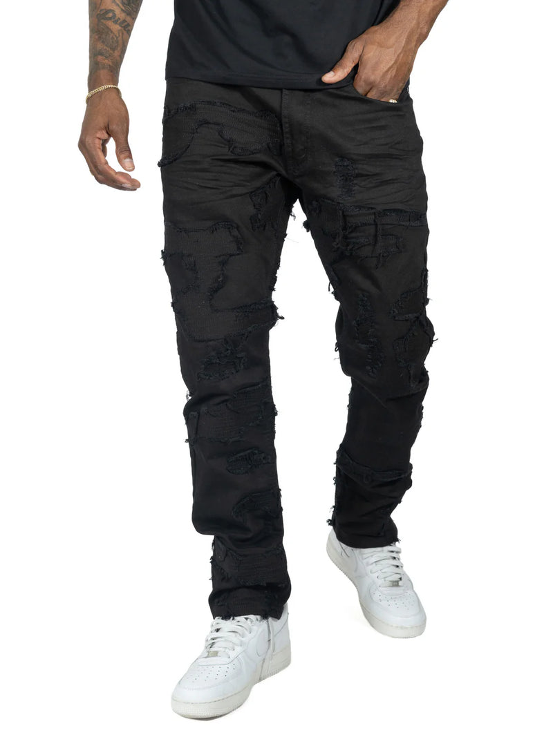Makobi 'Prato' Jeans (Black) M1781 - FRESH N FITTED