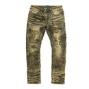 Makobi 'Prato' Jeans (Olive Wash) M1781 - FRESH N FITTED