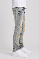 FWRD Kids 'Crystalized' Denim In Lt.Tint/Gold