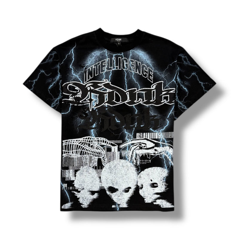 KDNK 'Artificial Intelligence' Shorts Set (Black) KNC027 - FRESH N FITTED