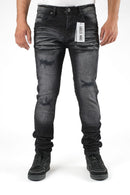DNM Story Skinny Denim (Black Wash) DNM-016 - FRESH N FITTED