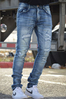 DNM Story Skinny Denim (Washed Blue) DNM-012 - FRESH N FITTED