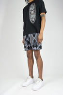 Rebel Minds 'Peace Of Mind' Sweater Shorts (Charcoal) 151-942 - FRESH N FITTED