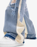 VOYAGE STUDIO 'PURE' Flare Carpenter With Digital Print Denim (LSB) 51P01 - FRESH N FITTED