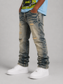Evolution Kids 'Relaxed Straight' Denim in Lt.Tint