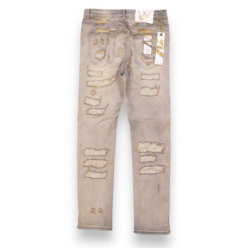 Waimea 'Flex' Distressed Denim (Grey Sand Wash) M8129 - FRESH N FITTED