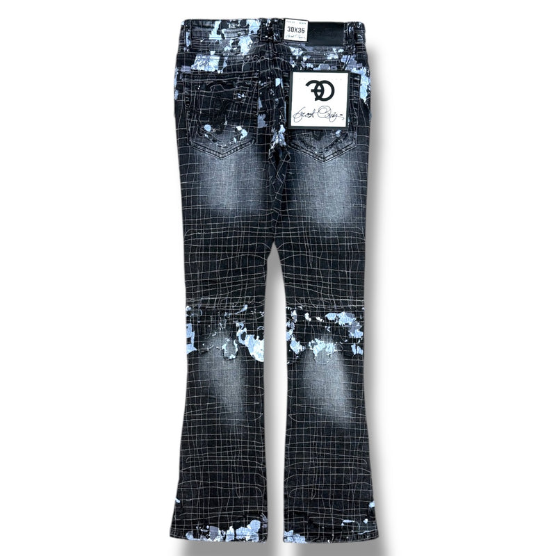 Frost Originals 'Amoto' Stacked Denim F1733 (Black) - FRESH N FITTED