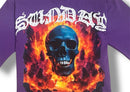 Kindred 'Eternal Flames' Cropped Oversized T-Shirt (Purple) OST02 - FRESH N FITTED