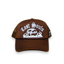7M 'LOST SOULS' Trucker Hat (Brown) - FRESH N FITTED