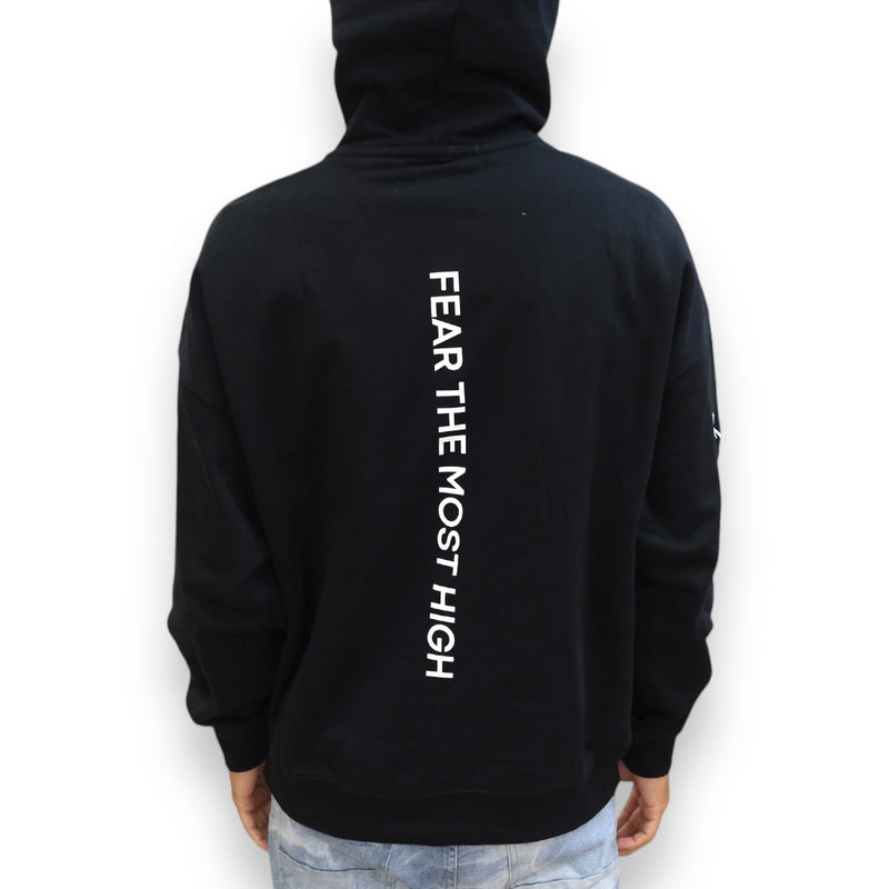 Protector and Maintainer 'Built Tough' French Terry Pullover Hoodie (Black/White) - FRESH N FITTED
