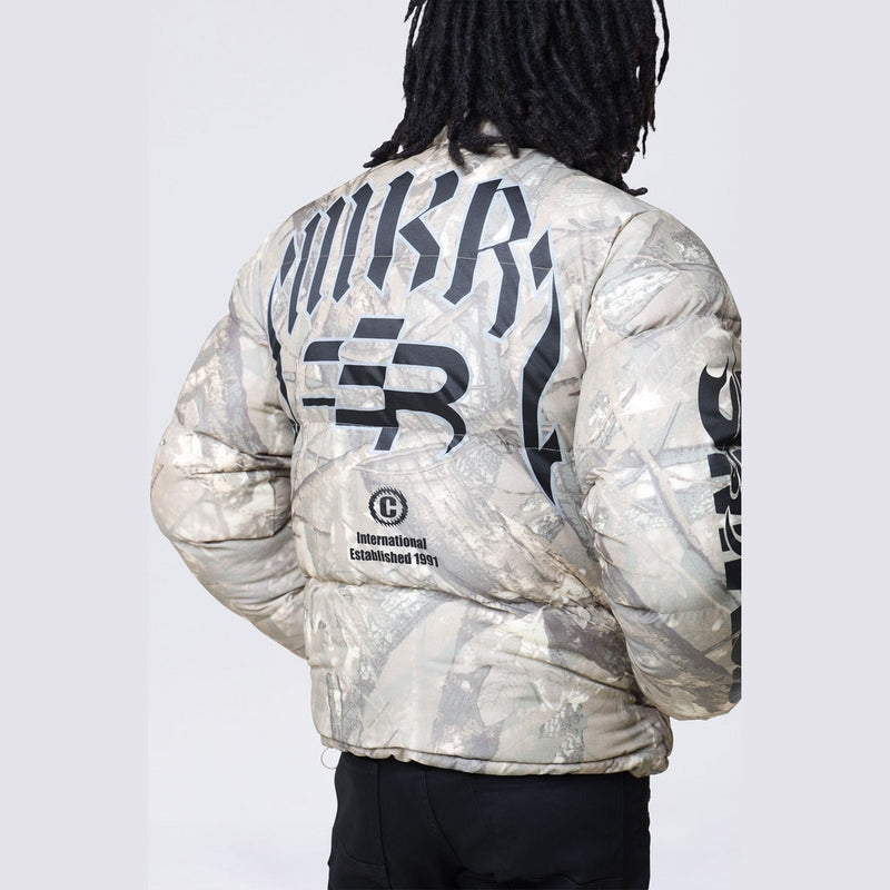 Smoke Rise Puffer Jacket (Khaki/Camo) OH24696 - FRESH N FITTED