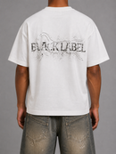 Black Label 'Stallion' T-Shirt In White
