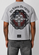 First Row ‘Shadow Worship Grave HYMN’ T-Shirt in Light Grey