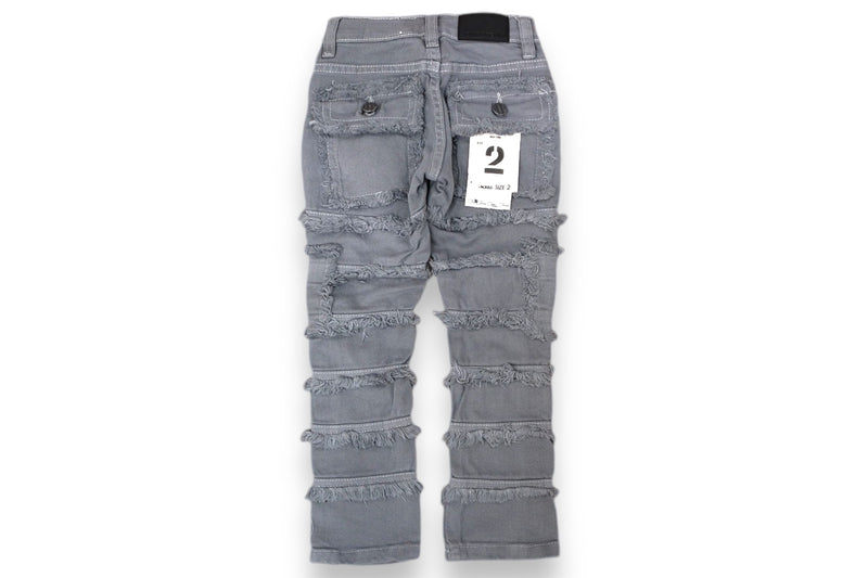 FWRD Kids 'Layered' Stacked Denim (Charcoal Grey) FW-330044K - FRESH N FITTED