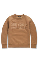 Jordan Craig Kids "Paradise" Pullover Crewneck Sweater (Mocha) 8829TK - FRESH N FITTED