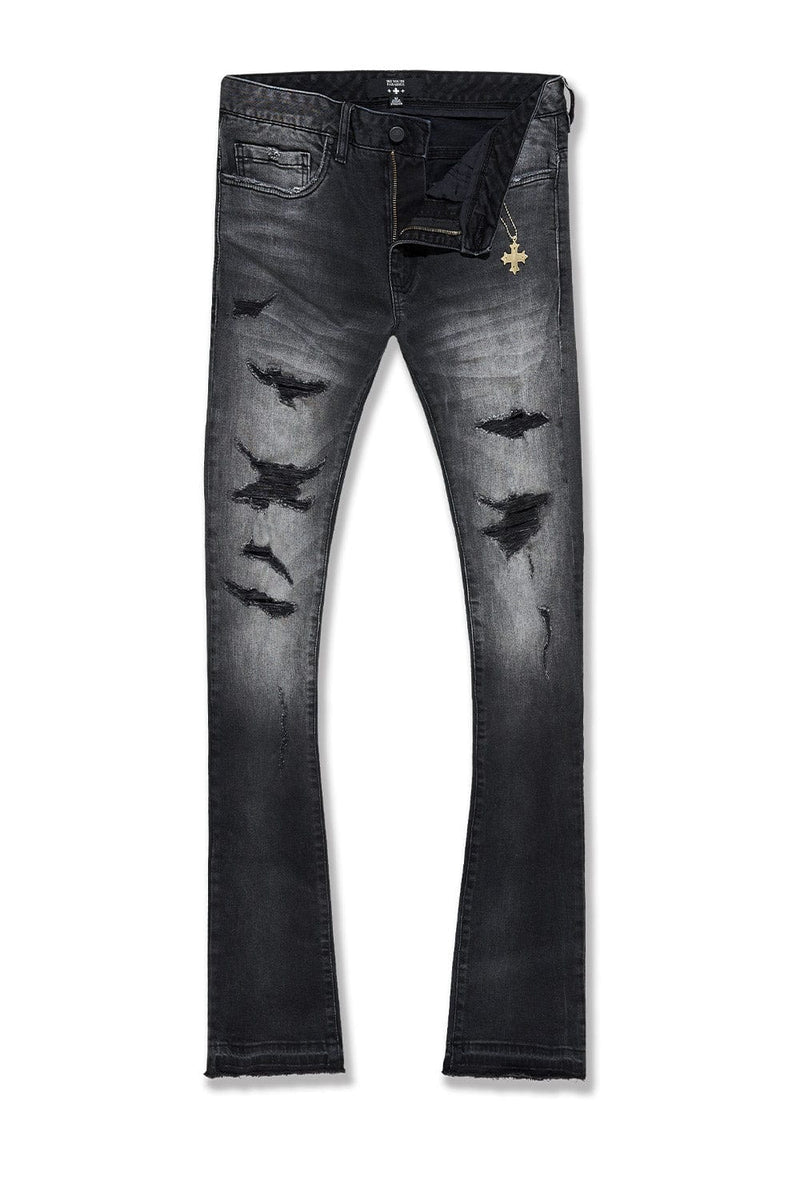 SYIP 'York' Stacked Denim (Black Shadow) JTF2117 - FRESH N FITTED