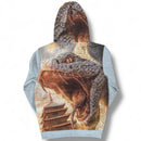 Black Pike 'Saint Snake' Tapestry Hoodie (Grey) FB2551 - FRESH N FITTED