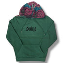 Black Pike 'Saint Skull Candy' Tapestry Hoodie (Green) FB2553 - FRESH N FITTED