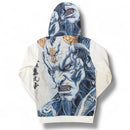 Black Pike 'Saint Oni' Tapestry Hoodie (Natural) FB2552 - FRESH N FITTED