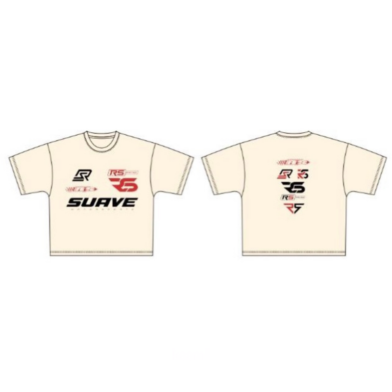 RS ‘MOTORSPORT' T-Shirt (Cream) - FRESH N FITTED