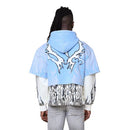 Smoke Rise 'Unbreakable' Cropped Hoodie (Carolina Blue) FO25617