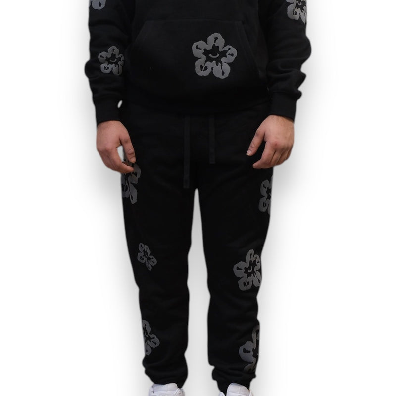 Roku Studio 'Tear Drip' Oversized Sweatpants (Black) - FRESH N FITTED