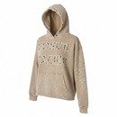 Rebel Denim 'Coeur Dacier' Jeweled Fleece Hoodie (Khaki) 752-322