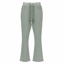 Rebel Denim 'Diamond' Fleece Stack Flared Sweat Pants (Sage) 652-455