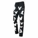 Black Pike 'Bird Gang' Stacked Sweatpants (Black) FB2531S
