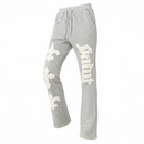 Black Pike 'Saint' Stacked Sweatpants (Heather Grey) FB2538S