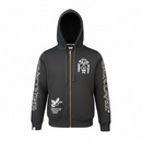 Highly Undrtd 'Above All' Rhinestone Zip-Up Hoodie (Black) UF5604