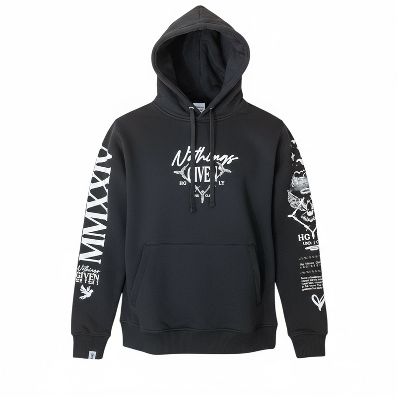 Highly Undrtd 'Given' Hoodie (Black) UF5601