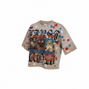 First Row ‘A Sacred Vow Endless Mercy' Cropped T-Shirt (Khaki) FRM1026A