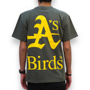 Birds "Athletic" Green Ultra-Premium Oversized S/S Box T-Shirt - FRESH N FITTED