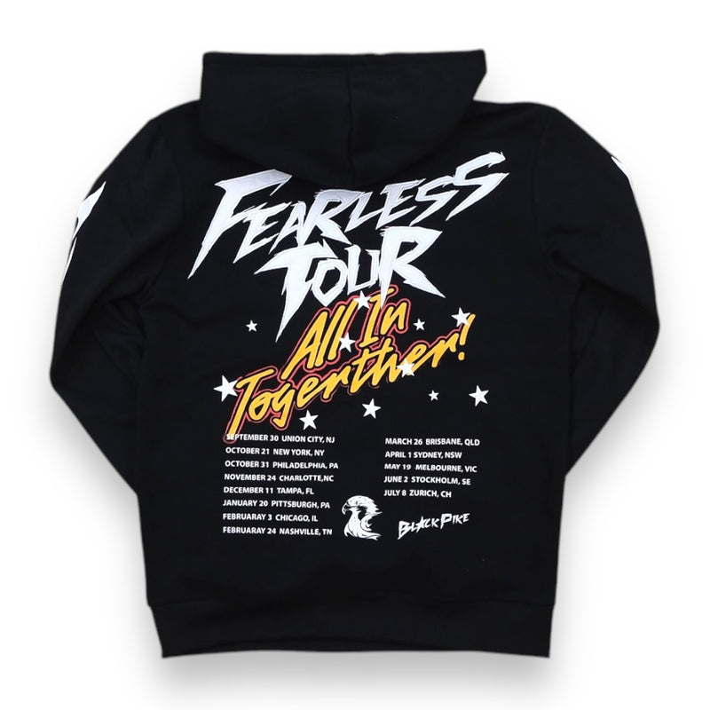 Black Pike 'Fearless' Hoodie (Black) FB2460 - FRESH N FITTED