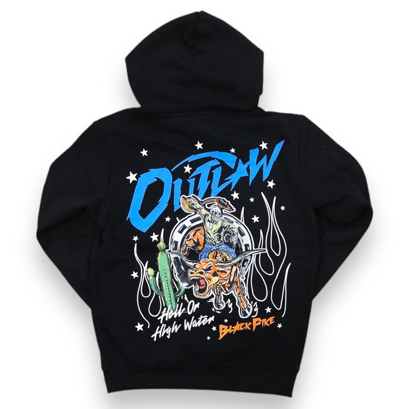 Black Pike 'Outlaw' Hoodie (Black) FB2465 - FRESH N FITTED