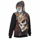 Black Pike 'Saint Native Skull' Tapestry Hoodie (Black) FB2550
