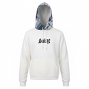 Black Pike 'Saint Oni' Tapestry Hoodie (Natural) FB2552