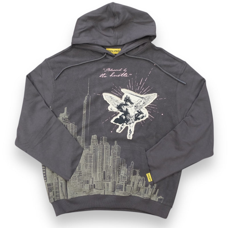 Civilized 'Blessed By The Hustle' Hoodie (Espresso) CV6030 - FRESH N FITTED