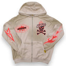 Civilized 'We Play For Keeps' Zip Up Hoodie (Sand) CV6084 - FRESH N FITTED