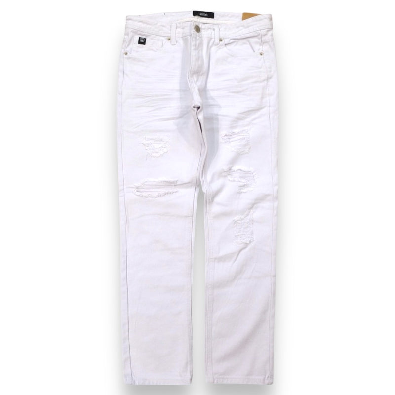 Switch 'Damaged Basic' Denim (White) SF4600 - FRESH N FITTED