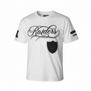 Pro Standard Las Vegas Raiders 'Blackout' Drop Shoulder T-Shirt (White) FOR1411076