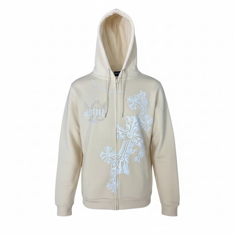 Black Pike 'Every Saint Has a Past' Hoodie (Khaki) FB2540S - FRESH N FITTED